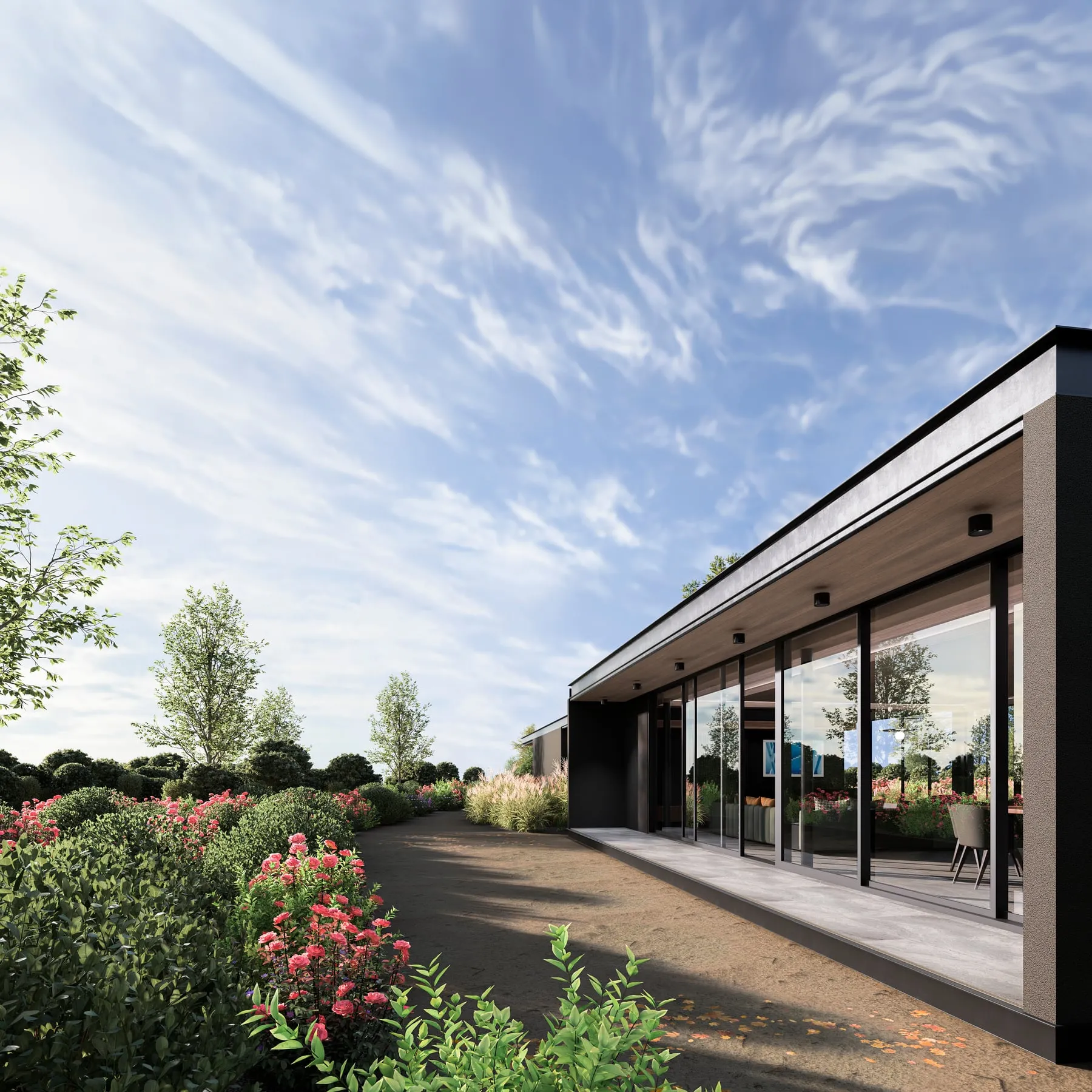 Render arquitectónico Casa Quillota · Moreno·Sosa