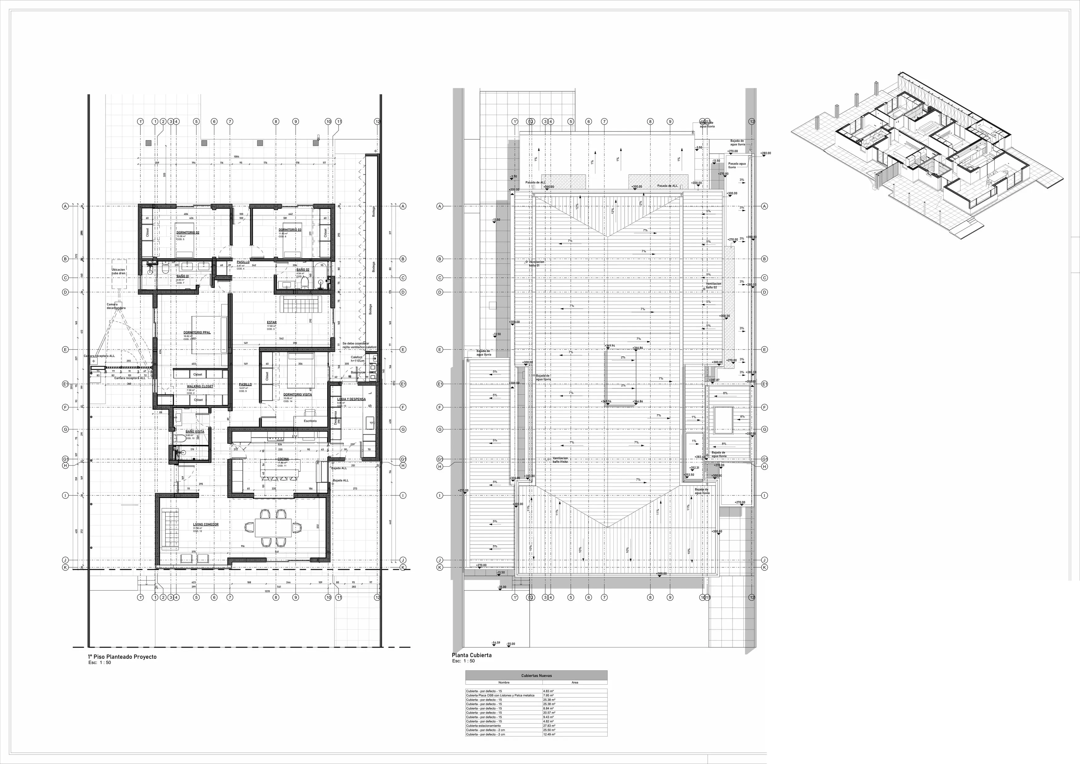 Casa Corcolenes — Planimetría 1