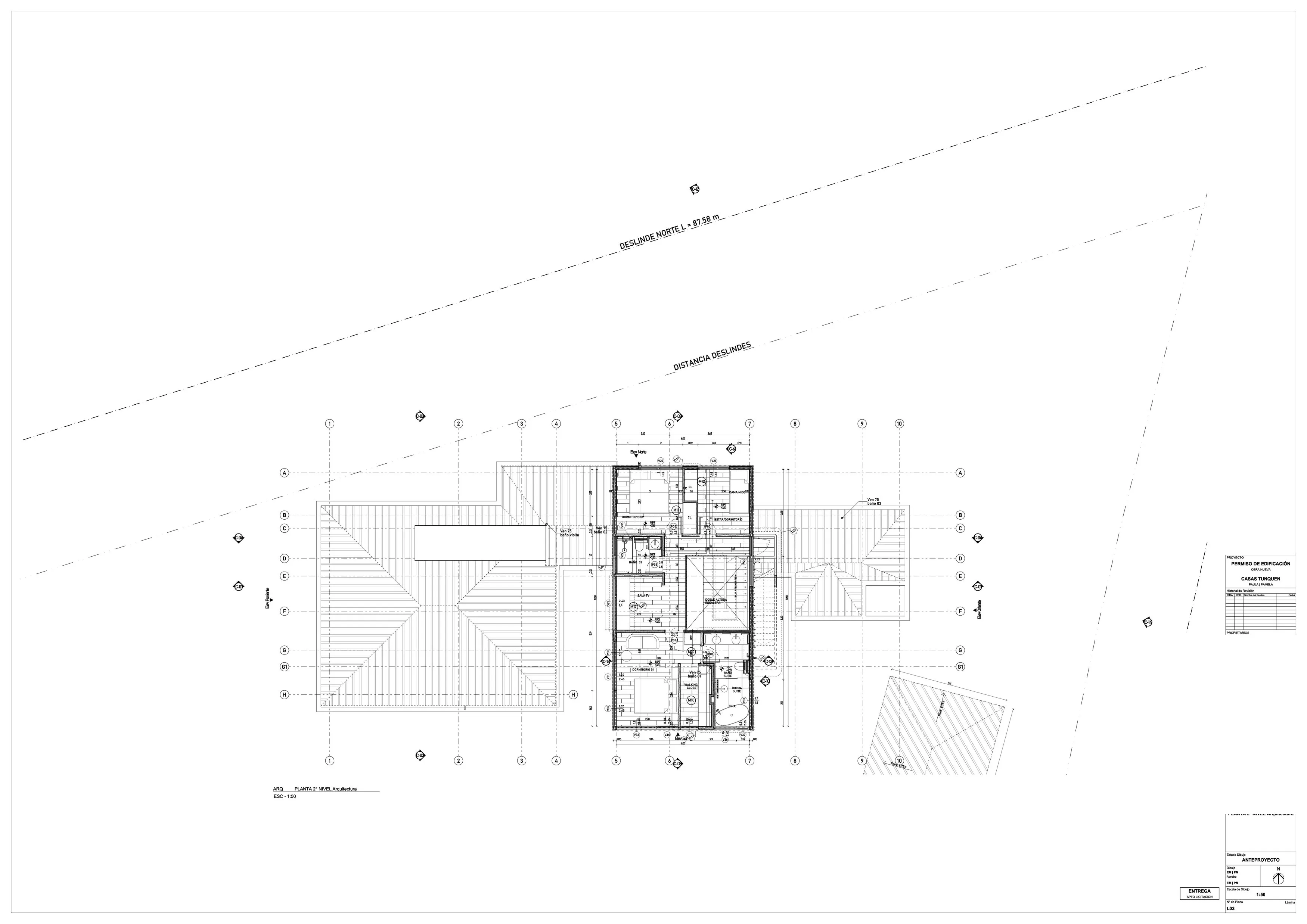 Casas Tunquén — Planimetría 2