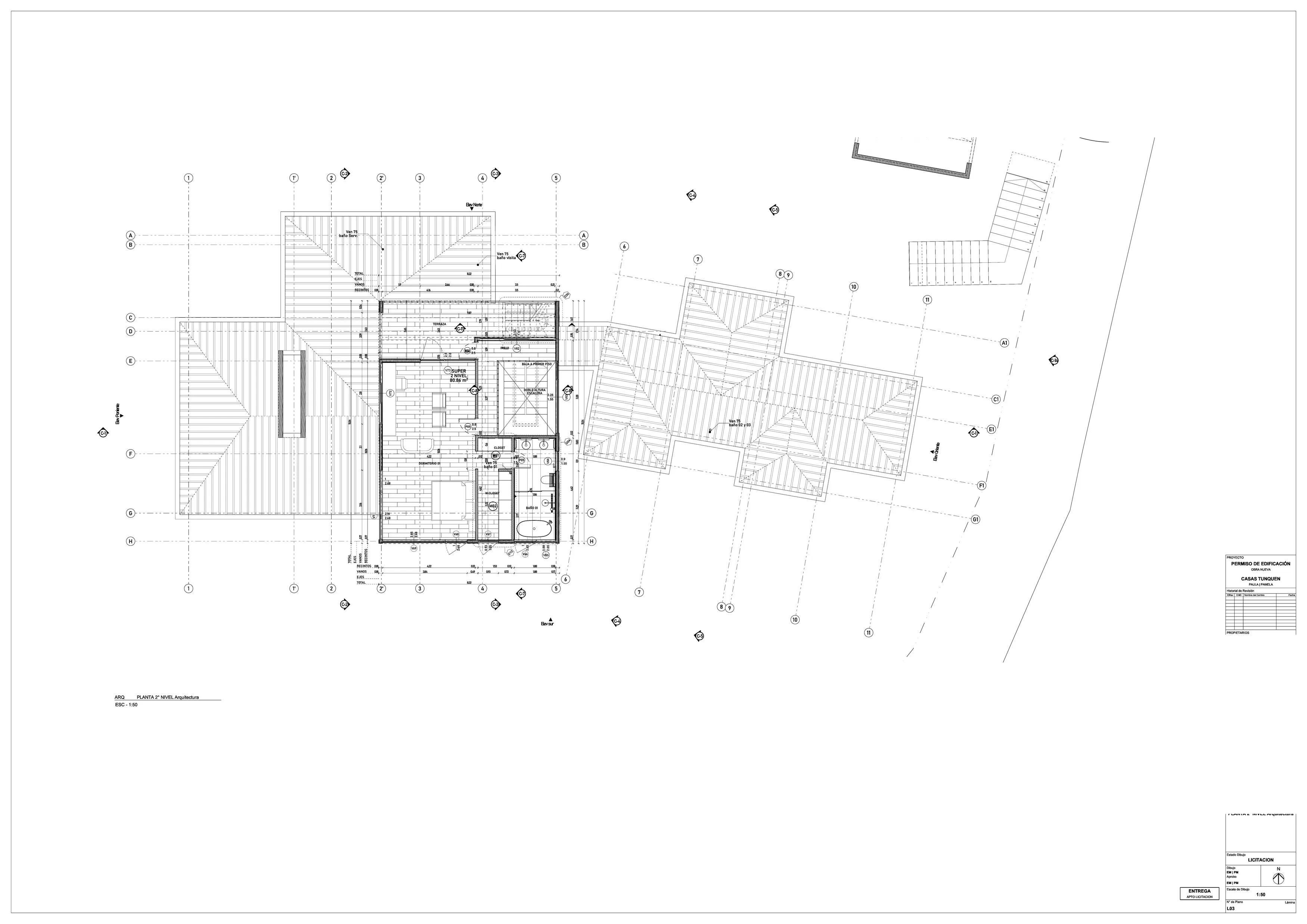 Casas Tunquén — Planimetría 6
